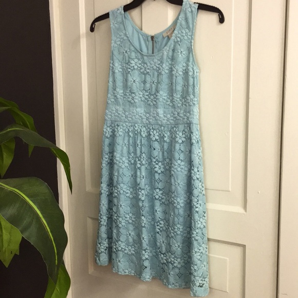 Ann Taylor LOFT lace overlay sleeveless dress 00P - Picture 2 of 11